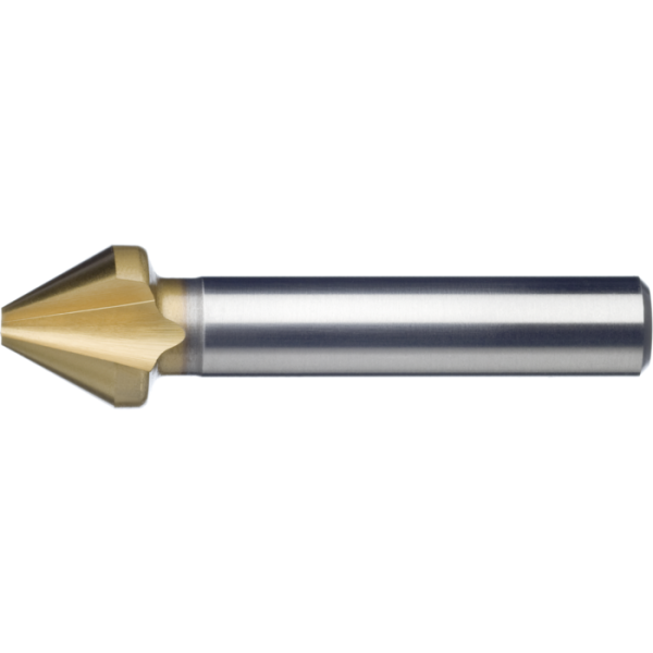 Kúpos sorjázó és süllyesztő HSS DIN334C 60° 12,5mm TiN
