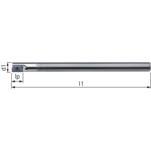 VHM tartó menetmaró lapkákhoz SR0021 M21C (lapkaméret, 21mm) szár, 16mm