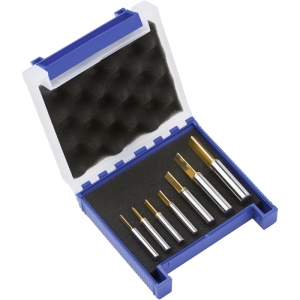 Menetfúró-kifúró VHM 2,5-10,2mm TIN (M3-M12), 7 részes