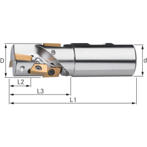 Nagyoló kukoricamaró 40x130mm, szár-32mm, 8 váltólapkához AP..1604
