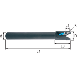 Szármaró 25x200x20mm 2 Platten VPGT 160412-ALM