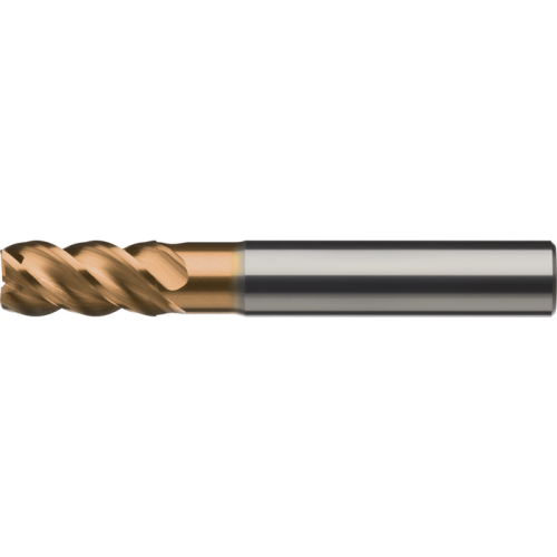 VHM alumínium szármaró HPC 35/38° 3mm Z=4 rövid, HA, élvédős, ZrCN Ultra-N