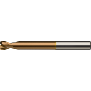 VHM alumínium tóruszmaró 6x1mm, L2=44mm Z=2 hosszú, HA, ZrCN Ultra-N