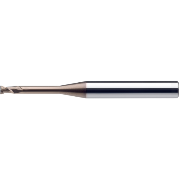 Mini szármaró VHM 40° 0,2mm, L2=1,0mm, Z=2 RockTec-65