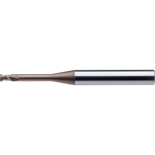 Mini tóruszmaró VHM 40° 0,2mm, L2=1mm, Z=2 RockTec-65