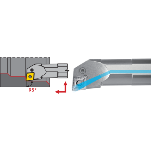Furatkés A32S PCLN-L-12 95° élelhelyezési szög, váltólapkához CNM.1204.., BH