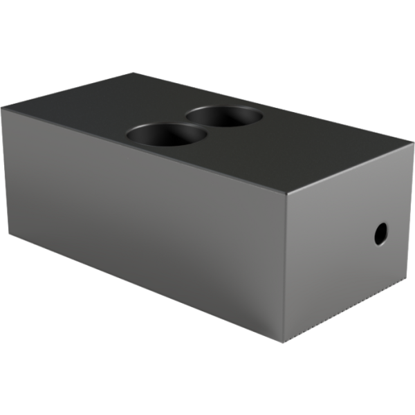 120 mm széles standard puha pofa, befogási szélesség, 120 mm