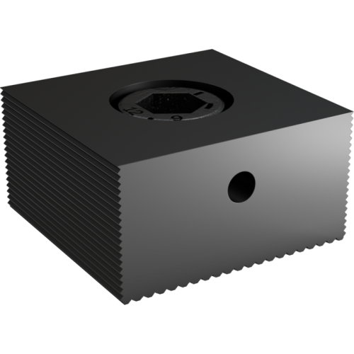 Ékszorító többszörös szorítósínhez Bxh1 84x29mm + csavaranya, ráhagyással
