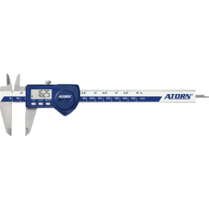 Tolómérő digitális 150mm (0,01mm) KEEPTRONIC, adatkimenet, lapos mélységmérő