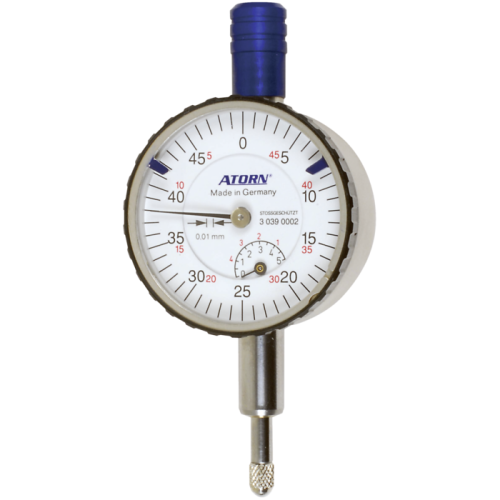 Kis mérőóra 5 mm (0,01mm) külső gyűrű- 40mm, ütésvédett