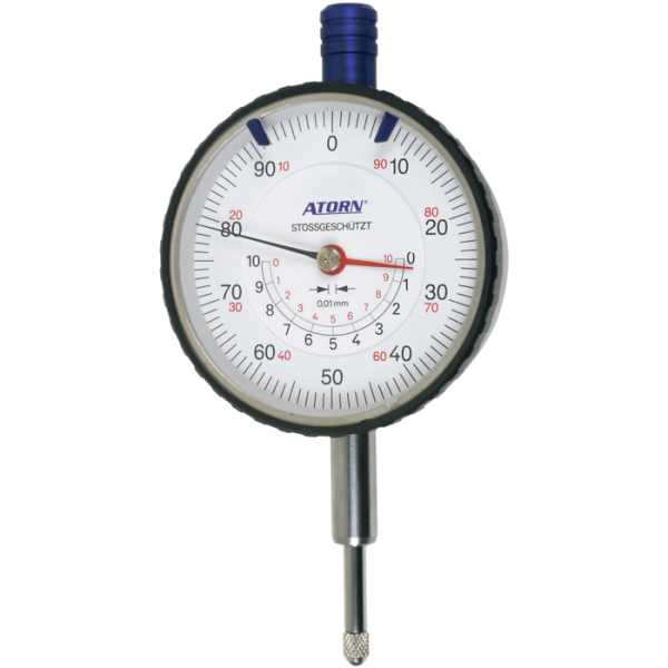Mérőóra 10mm (0,01mm) külső gyűrű-58mm, ütésvédett, koncentrikus