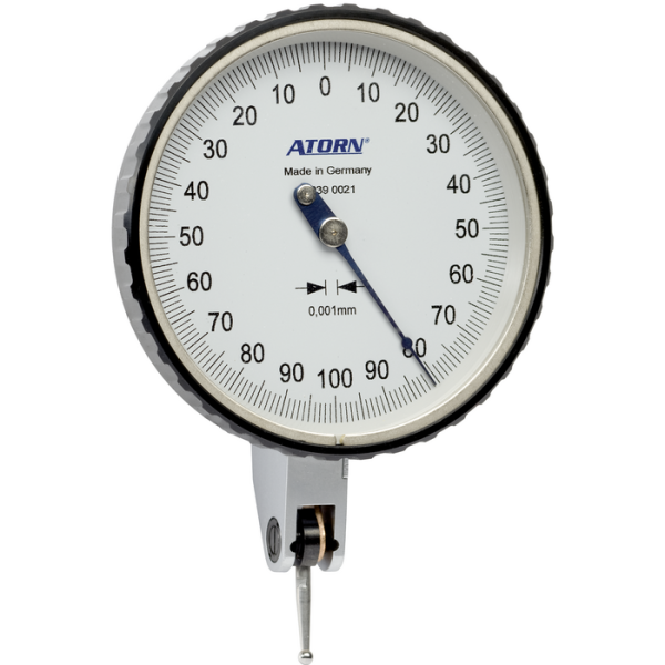 Szögtapintós mérőóra 0,2mm (0,001mm) skála 0-100-0, külső gyűrű-58mm