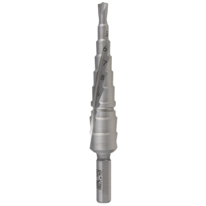 Lépcsős fúró gyorsacél sz. 1, D4-12mm (acél/öntvény)