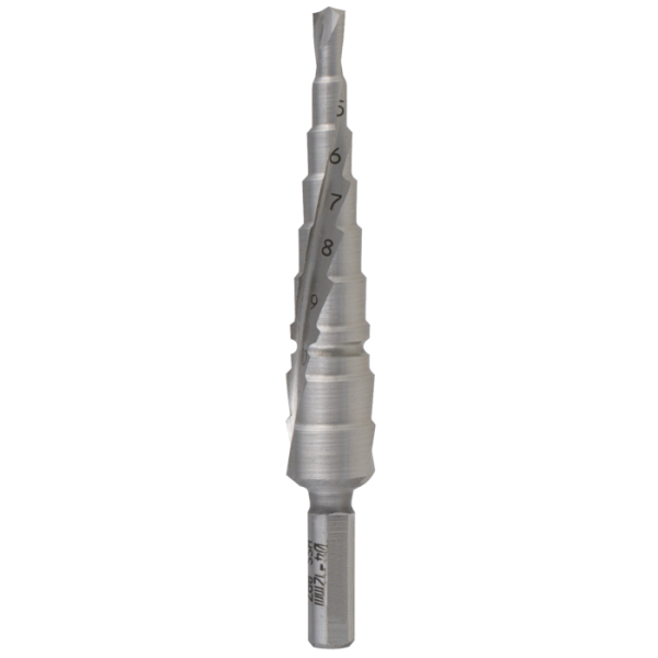 Lépcsős fúró gyorsacél sz. 1, D4-12mm (acél/öntvény)