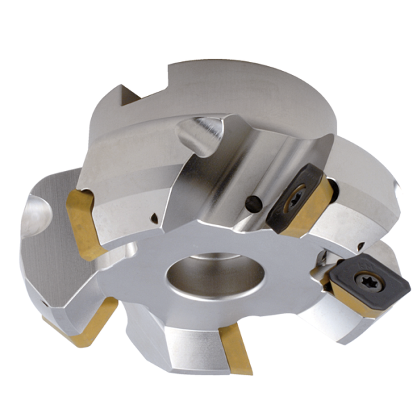 Könnyűfutású síkmaró 45° 100x32 mm, 10 váltólapkához SEMT13T3, BH