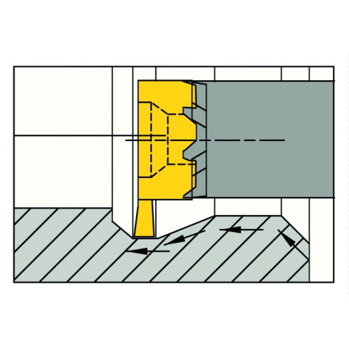 Vésőbetét, LS11.0100.02 HM finomeszt., belső b=1,0 mm Dmin=11 mm AL41F