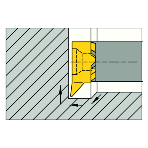 Vésőbetét, RS08.2555.02 HM, másolás tmax=1,0 mm Dmin=7,8 mm AL41F
