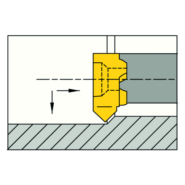 Vésőbetét, LS09.4545.02 HM leél./kieszt. tmax=1,3 mm Dmin=9 mm AL41F