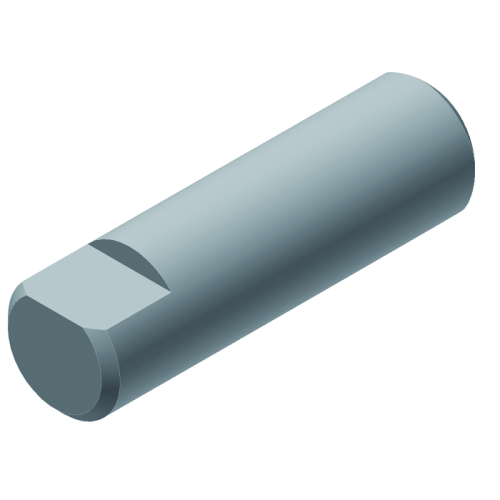 HSS nyomógörgő HSS 6x20mm sík felülettel, recéző szerszámhoz 3801050001