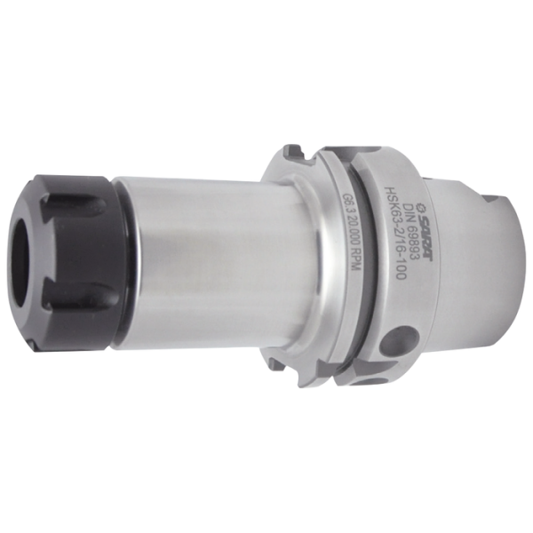 Szorítópatron-tokmány, ER32, DIN69893, HSK-A100, 2–20 mm, A=100 mm