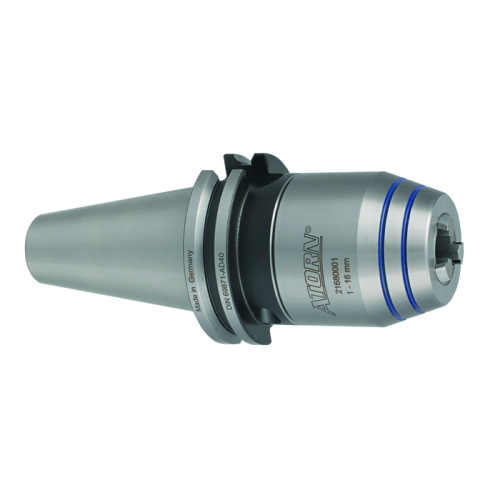 NC rövid fúrótokmány DIN69871AD SK50, 1-16mm csigahajtóművel belső hűtőf.-bevez.