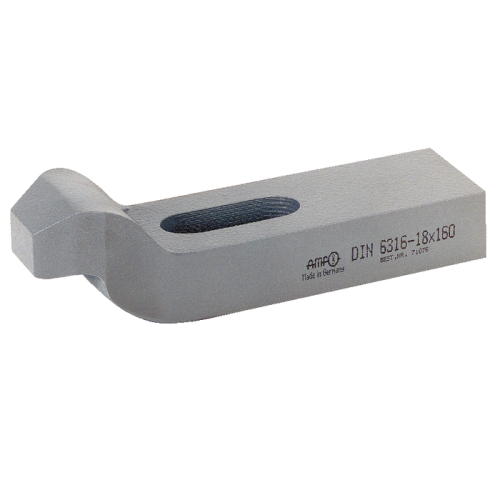 Befogóvas DIN6316, 14x125mm, M12/M14 szorítócsavarhoz, hajlított
