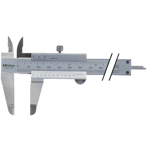 Tolómérő 150mm (1/128'x0,05mm) felső rögzítőcsavar