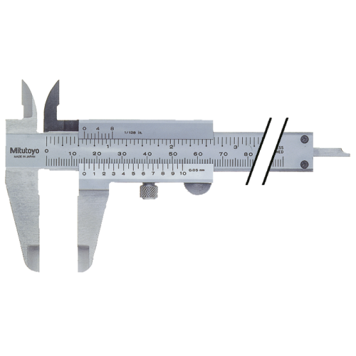 Tolómérő 150mm (1/128’x0,05mm) alsó rögzítőcsavar