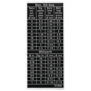Menettáblázat 23x51 mm (öntapadó fólia)