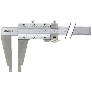 Műhelyi tolómérő 450mm (0,02mm) mérőcsúcsok nélkül, finombeállítással