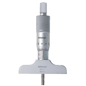 Mélységmérő mikrométer 0-25mm (0,01mm) híd 60x16mm, fix kivitel