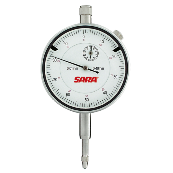 Mérőóra 10mm (0,01mm) külső gyűrű- 58mm, gyűrűrögzítéssel
