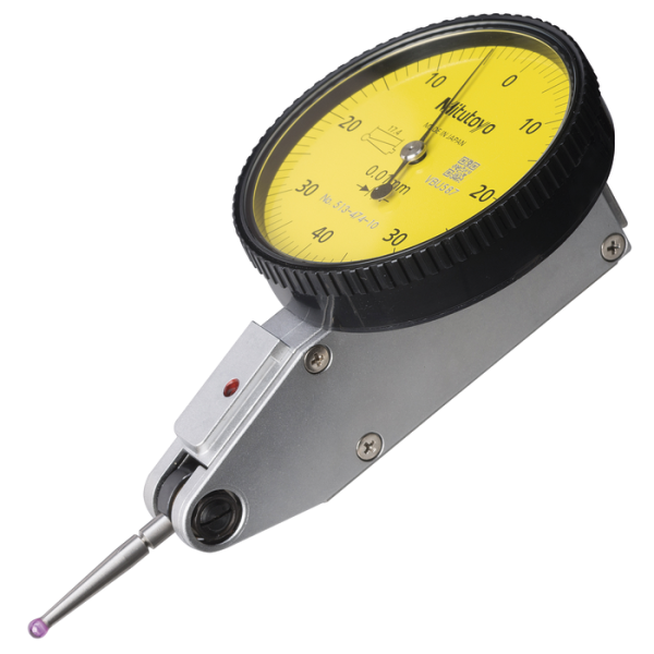 Finomtap. mérőóra, 0,8 mm (0,01 mm), skála 0-40-0, k. gyűrű 40 mm, rubing.-val