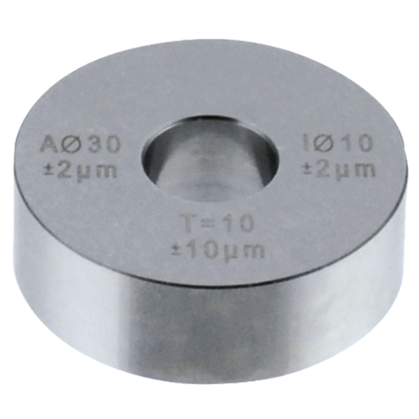 Ellenőrző sablon tolómérőhöz, AD30 mm / ID10 mm / H10 mm