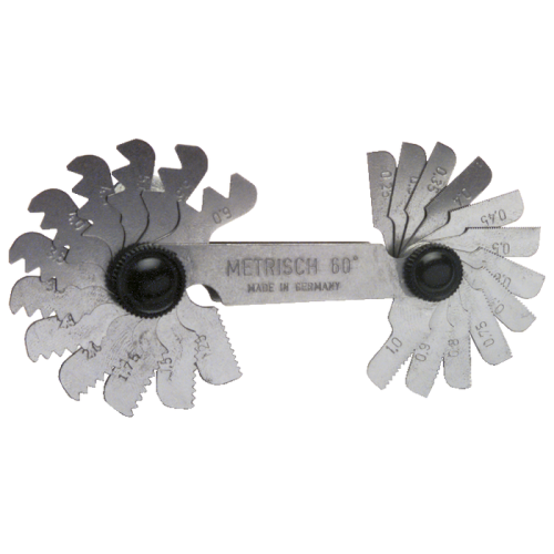 Metrikus ISO menetsablon 0,25-6 mm (24 db)