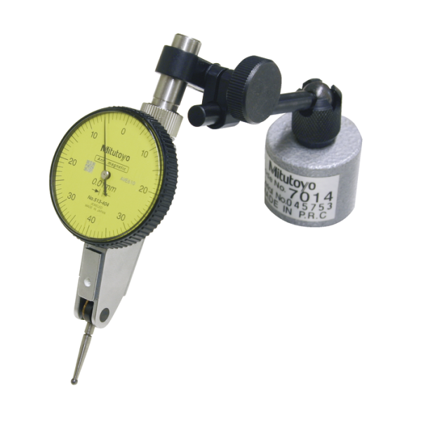 Finomtapintós mérőóra, 0,8 mm (0,01 mm), skála 0-40-0, k. gy. 39 mm, mágn. állv.