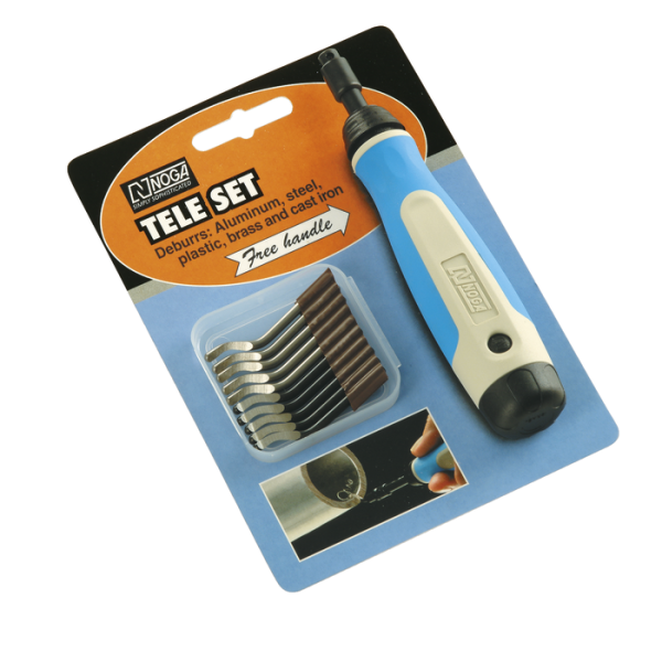 Kézi sorjátlanító készlet NG8350 (markolat NG-3, tartó S, 5 penge S10/S20)