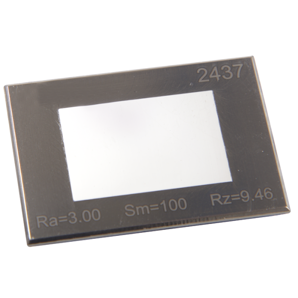 Érdességi etalon, fém, Ra, 3,0 µm