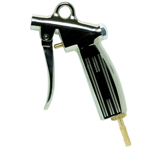 Blaspistole ohne Düse, Aluminium-Druckguss vernickelt, Tülle LW 13
