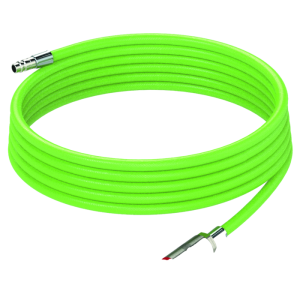 Szövetbetétes PVC-tömlő készlet, biztons.csatlakozó, tömlő-D 12x6, hossz, 10 m