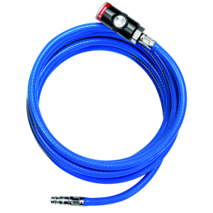 Puha PVC műhelytömlő készlet, biztonsági csatlakozó, tömlő-D 14,5x9, hossz, 20 m