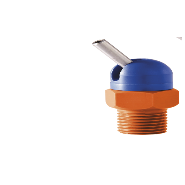 Nagyny. fúvóka, 1/8”-os kiv., D2 mm, csőhossz, 12,5 mm, áll. szög, 60°–110°