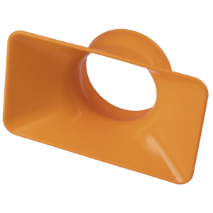 Flexi négyszögletű fúvóka, 75 mm, 150x90 mm