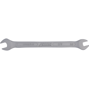 Kétfejű villáskulcs, DIN3110, 5,5x7 mm, L=124 mm (CrV-acél)