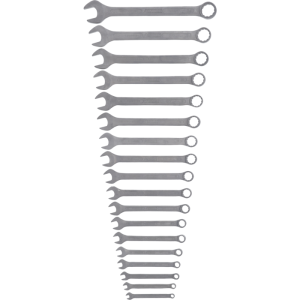 Csillag-villáskulcs-készlet, DIN3113A, 18 részes, 6–24 mm