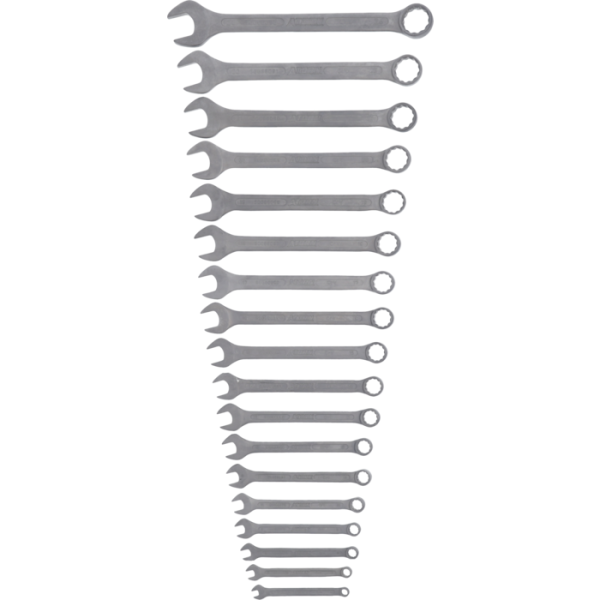 Csillag-villáskulcs-készlet, DIN3113A, 18 részes, 6–24 mm