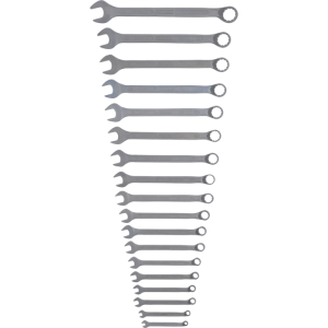 Csillag-villáskulcs-készlet, DIN3113B, 18 részes, 6–24 mm