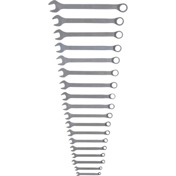 Csillag-villáskulcs-készlet, DIN3113B, 18 részes, 6–24 mm