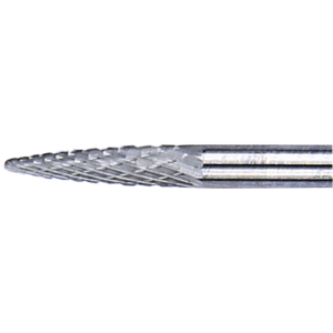 Keményfém kis maróstift, has. DIN8033 forma, RBF 3x12mm fogazat 6 (1), szár-3mm