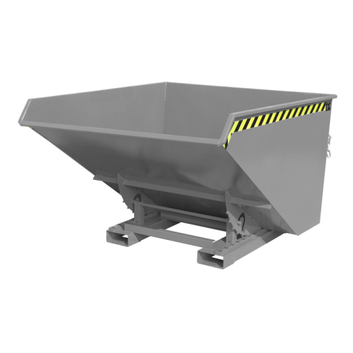 Billenőtartály, 1700 liter, 1500 kg, RAL7005